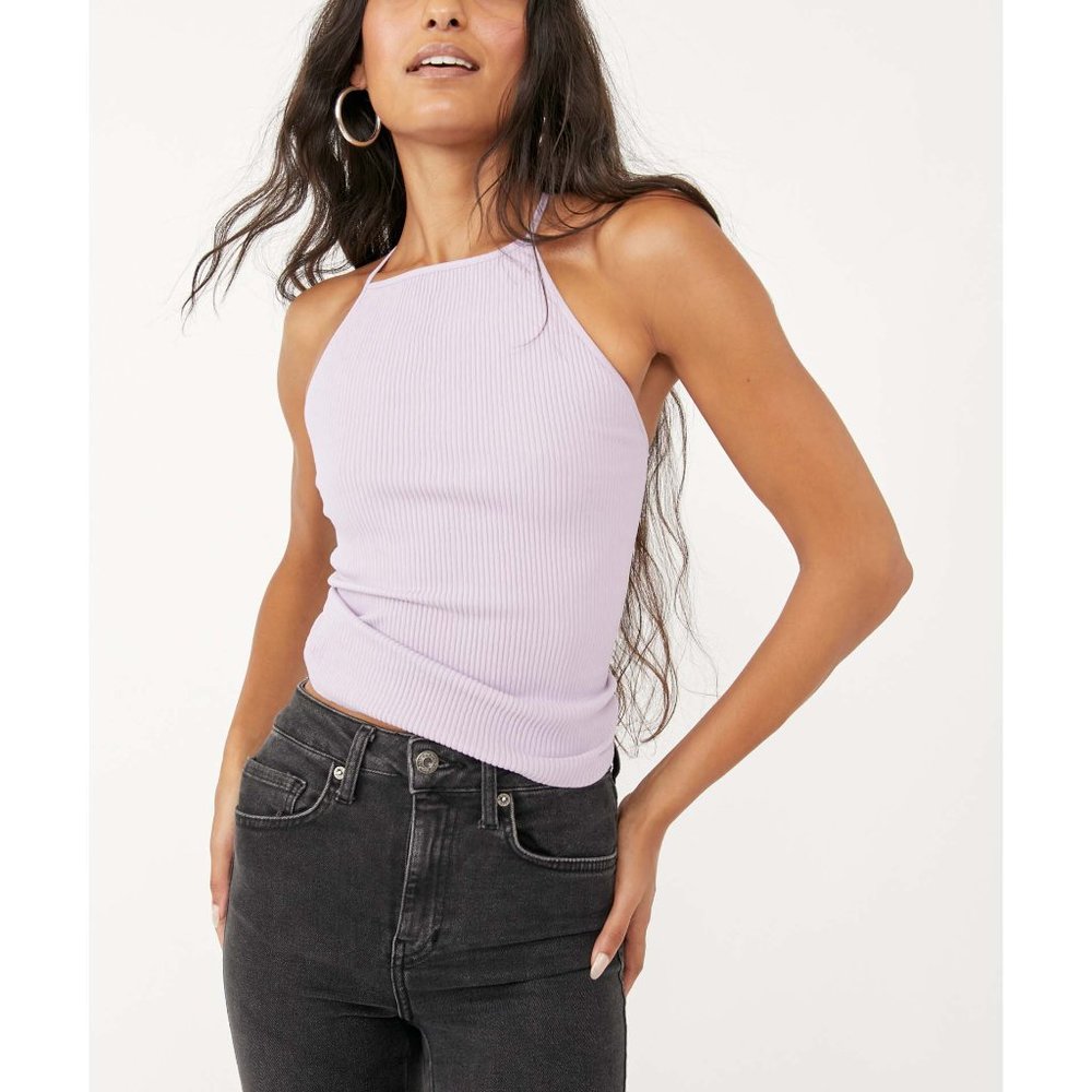 NWT Free People Mmkay Seamless Tank - Lavender